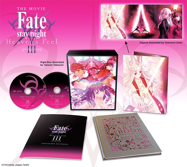 PURCHASE  THE MOVIE Fate/stay night [Heaven's Feel] Ⅲ.spring song Official  USA Website