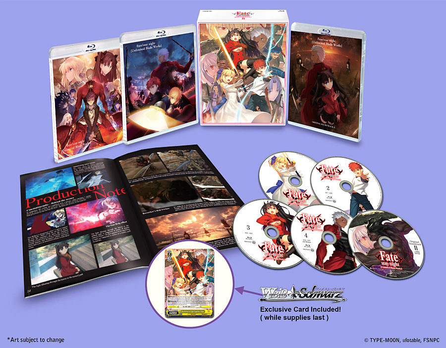 Blu Ray And Dvd Fate Stay Night Unlimited Blade Works Usa Official Website