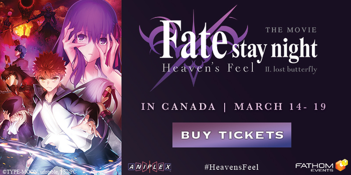 Final Fate/stay night: Heaven's Feel Film Coming to U.S. Theaters Next Month